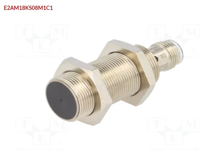 OMRON E2A-M18KS08-M1-C1 skynjari: Inductive; ÚT: NPN / NO; 0÷8mm; 12÷24VDC; M18; IP67; 200mA