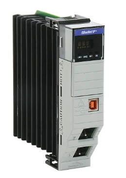 Allen-Bradley 1756-EN2TR ControlLogix EtherNet/IP tengieining, tvítengi 10/100 Mbps; Styður 128 TCP/IP tengingar, allt að 8 ása, hringa og línulega staðfræði
